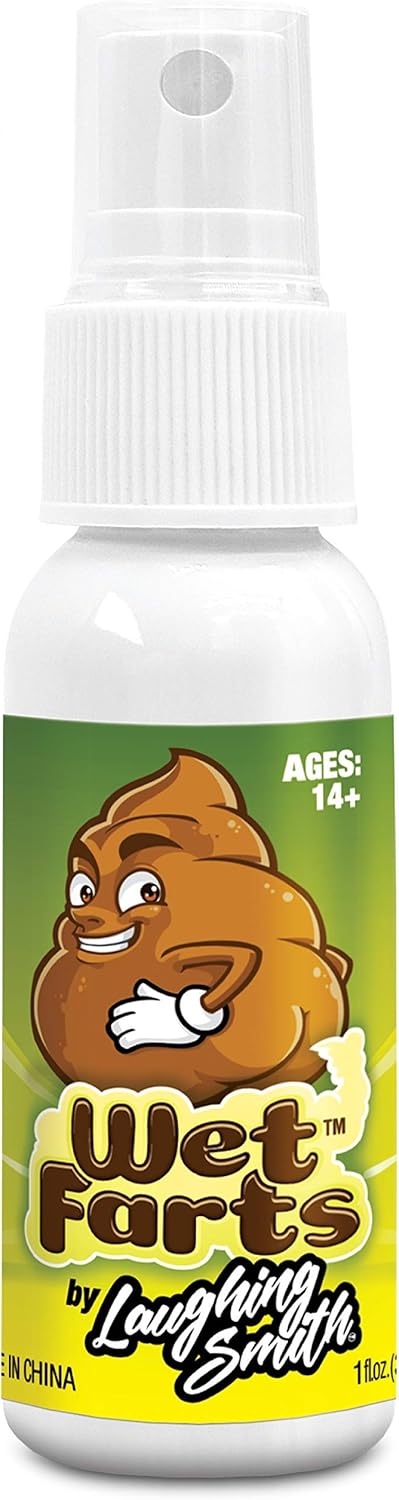 Laughing Smith - Wet Farts - Potent Stink Spray - Extra Strong Stink - Hilarious Gag Gifts & Pranks for Adults or Kids - Prank Stink Stuff - Non Toxic - Smells Like Really 'Bad' Gas